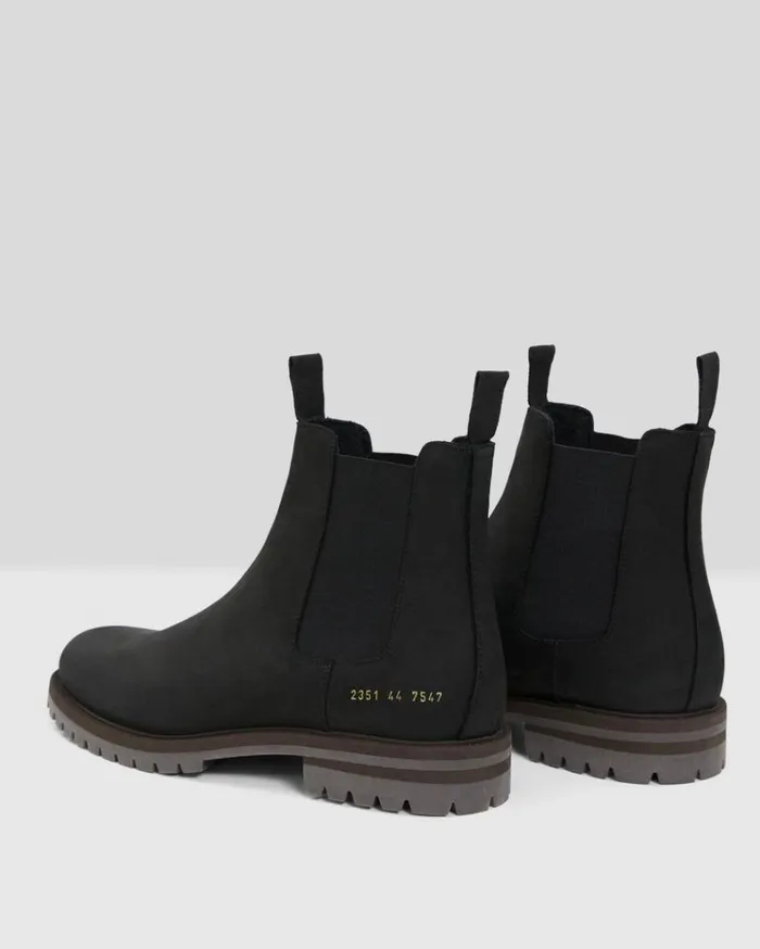 Theory Common Projects Mens Winter Chelsea Boots Black Men Shoes Theory Common Projects Mens Winter Chelsea Boots Black Men Shoes