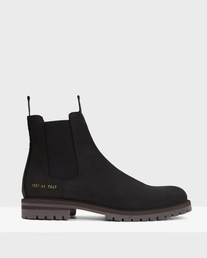 Theory Common Projects Mens Winter Chelsea Boots Black Men Shoes Theory Common Projects Mens Winter Chelsea Boots Black Men Shoes