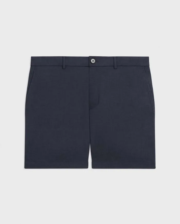 Theory Curtis 7034 Drawstring Short In Good Linen Space Men Shorts