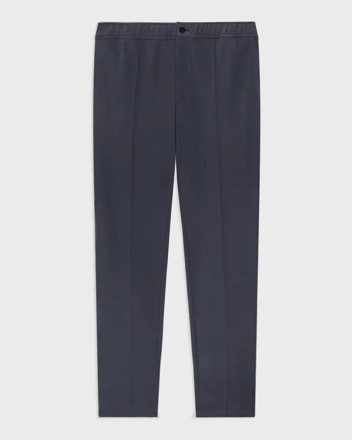 Theory Curtis Drawstring Pant In Precision Ponte Basalt Men Suits Theory Curtis Drawstring Pant In Precision Ponte Basalt Men Suits