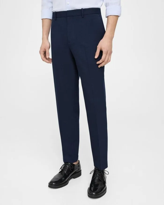 Theory Curtis Pant In Textured Gabardine Baltic Men Suits Theory Curtis Pant In Textured Gabardine Baltic Men Suits