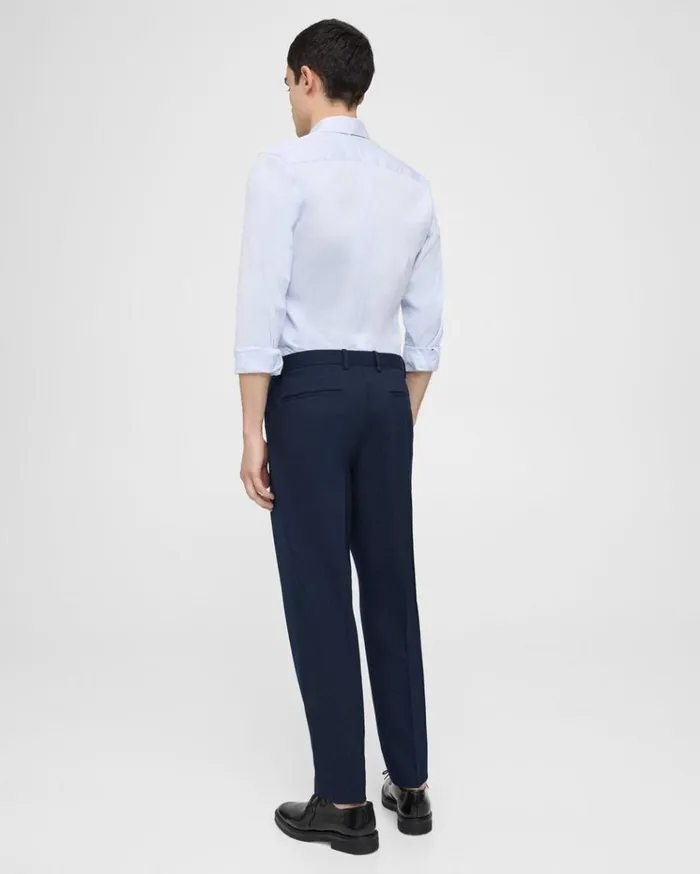 Theory Curtis Pant In Textured Gabardine Baltic Men Suits Theory Curtis Pant In Textured Gabardine Baltic Men Suits
