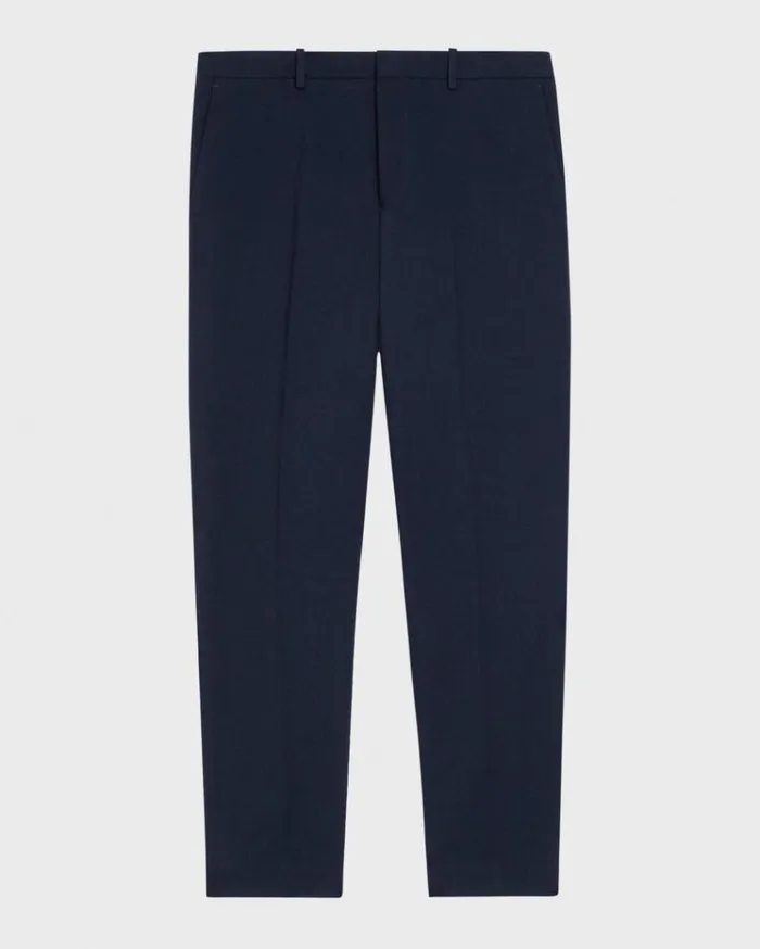 Theory Curtis Pant In Textured Gabardine Baltic Men Suits Theory Curtis Pant In Textured Gabardine Baltic Men Suits
