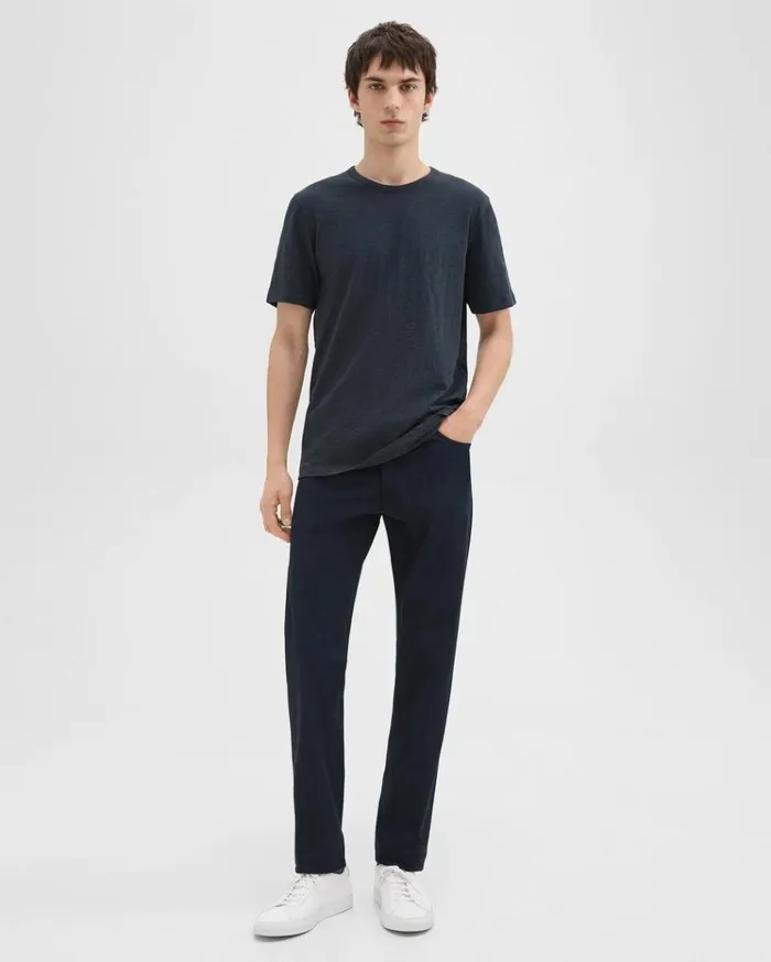 Theory Essential Tee In Cosmos Slub Cotton Eclipse Men TShirts Polos Theory Essential Tee In Cosmos Slub Cotton Eclipse Men TShirts Polos