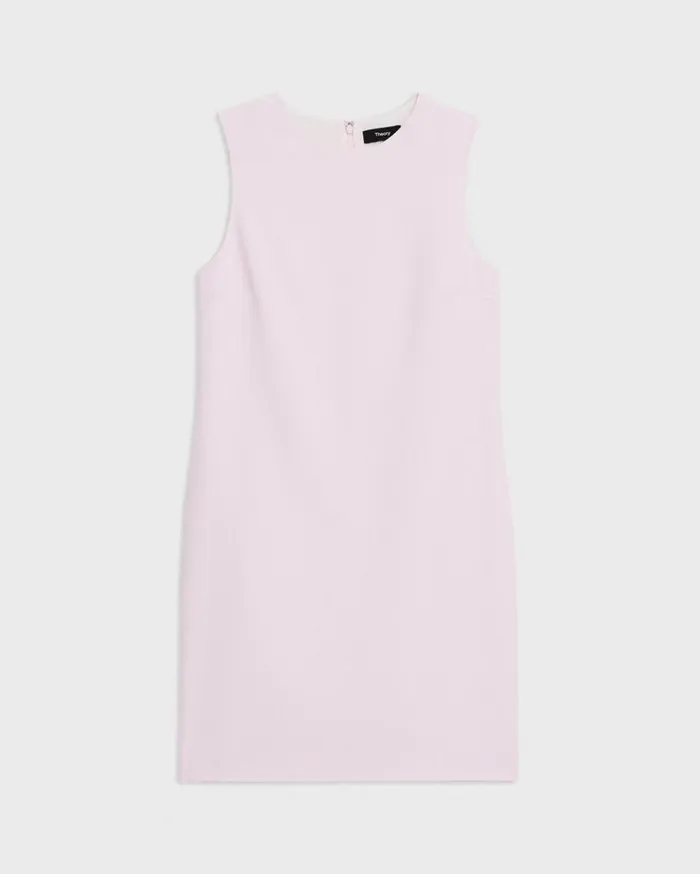 Theory Shift Dress In Admiral Crepe Bloom Women Dresses