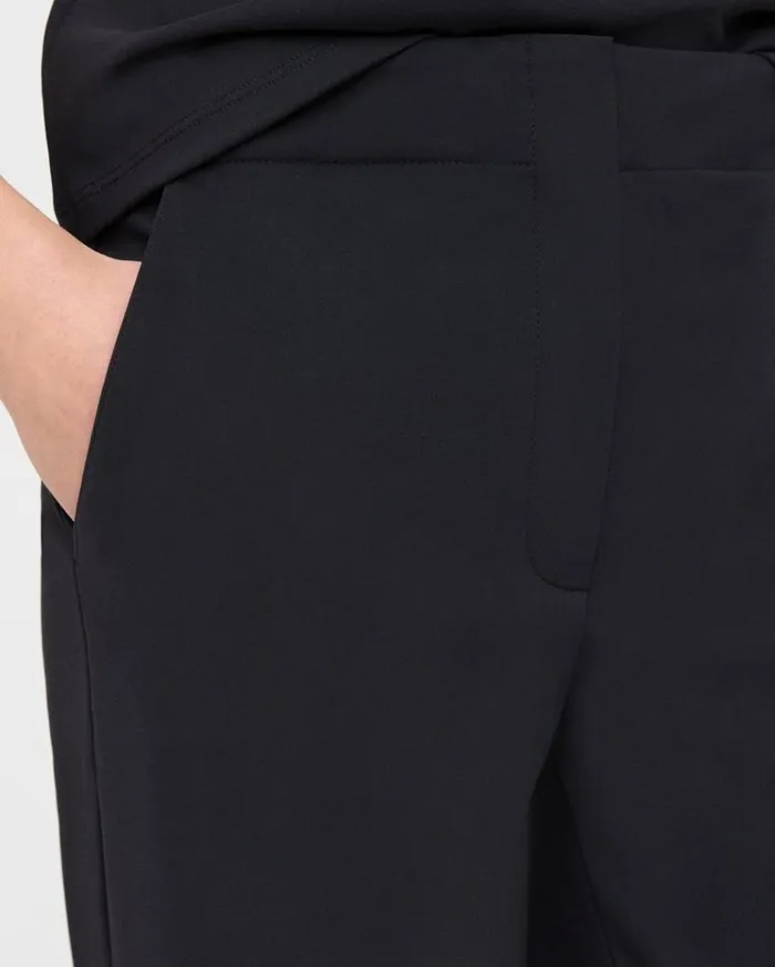 Theory WideLeg Pant In Precision Ponte Black Women Pants Theory WideLeg Pant In Precision Ponte Black Women Pants