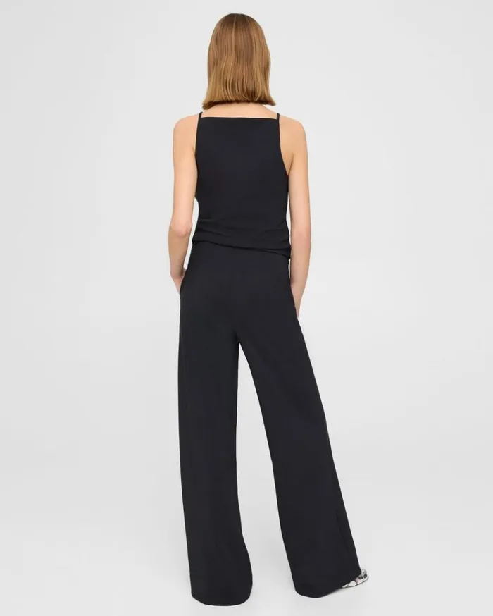 Theory WideLeg Pant In Precision Ponte Black Women Pants Theory WideLeg Pant In Precision Ponte Black Women Pants