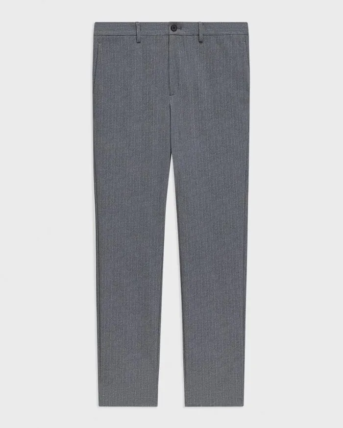 Theory Zaine Pant In Herringbone Precision Ponte Grey Melange Men Suits Theory Zaine Pant In Herringbone Precision Ponte Grey Melange Men Suits