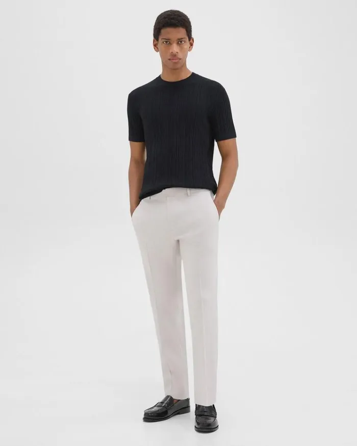 Theory Zaine Pant In LinenViscose Limestone Men Suits
