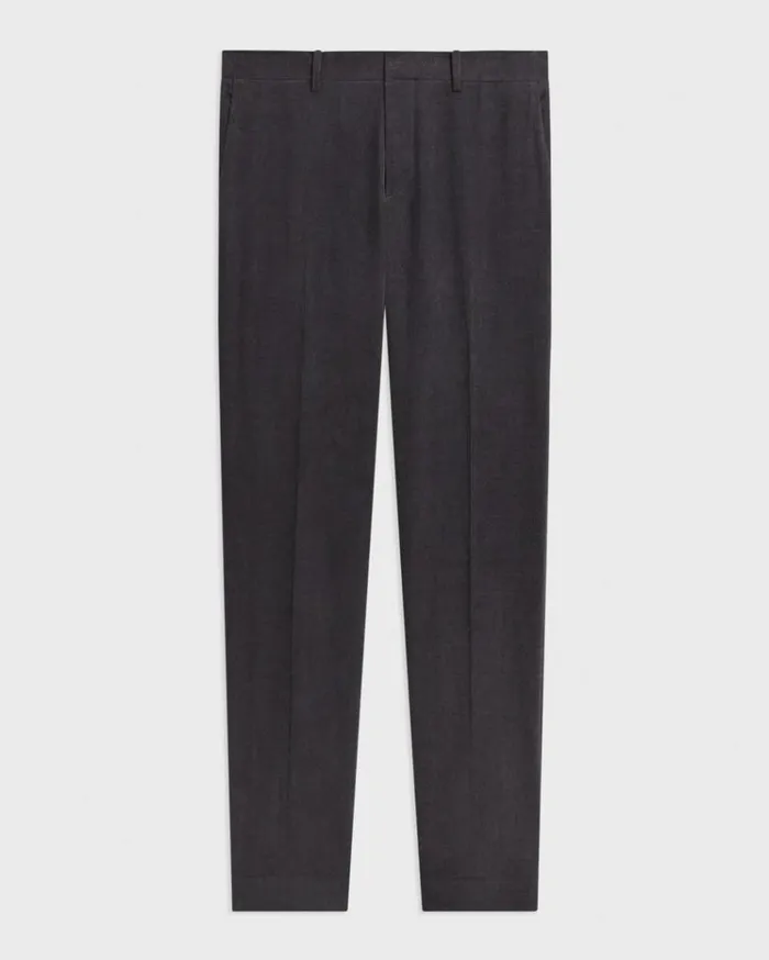 Theory Zaine Pant In Stretch Corduroy Dark Grey Men Suits