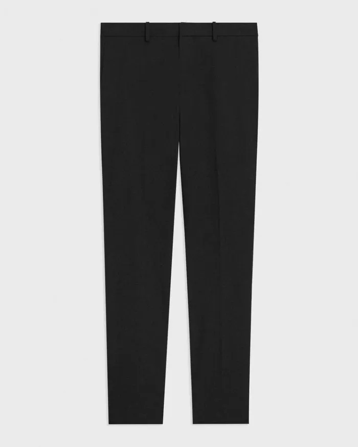 Theory Zaine Pant In Stretch Cotton Black Men Suits Theory Zaine Pant In Stretch Cotton Black Men Suits