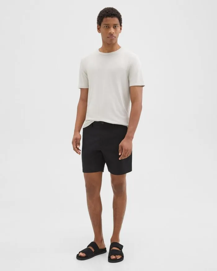 Theory Zaine Short In Stretch CottonBlend Black Men Shorts Theory Zaine Short In Stretch CottonBlend Black Men Shorts