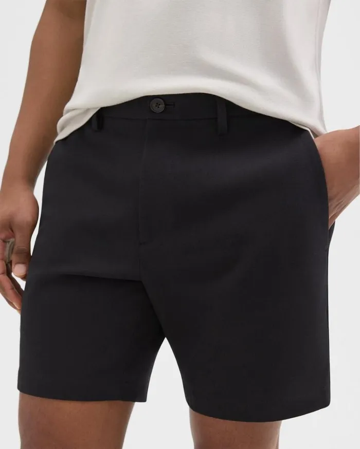 Theory Zaine Short In Stretch CottonBlend Black Men Shorts Theory Zaine Short In Stretch CottonBlend Black Men Shorts