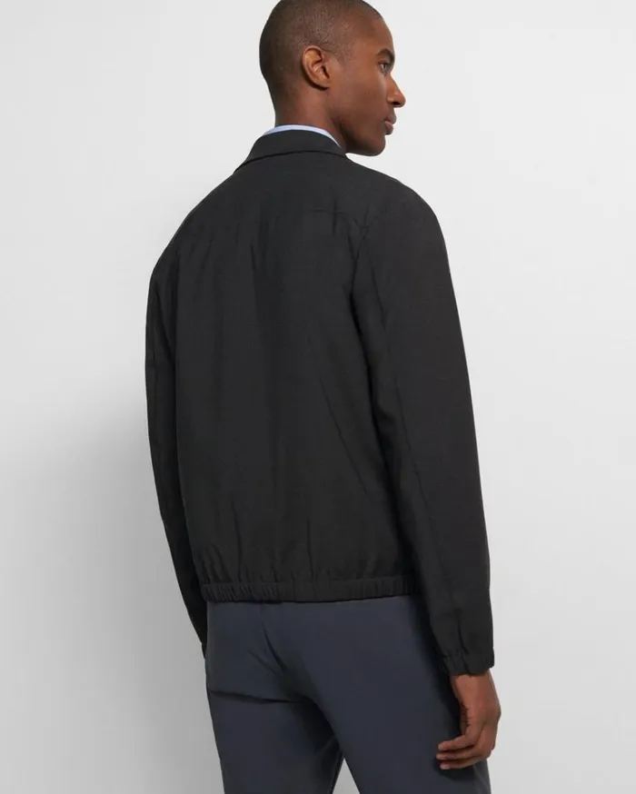 Theory Zerega Jacket In Motion Bonded Pestle Melangegrey Melange Men Blazers Jackets Theory Zerega Jacket In Motion Bonded Pestle Melangegrey Melange Men Blazers Jackets