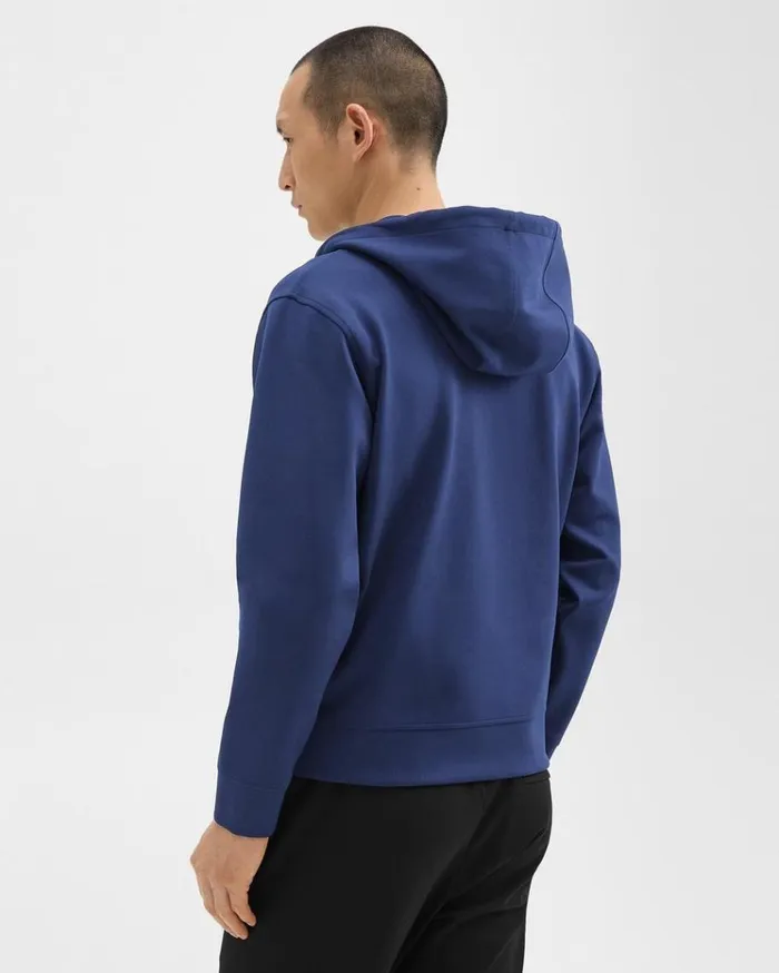 Theory ZipUp Hoodie In Scuba Deep Atlantic Men Sweatshirts Hoodies Theory ZipUp Hoodie In Scuba Deep Atlantic Men Sweatshirts Hoodies