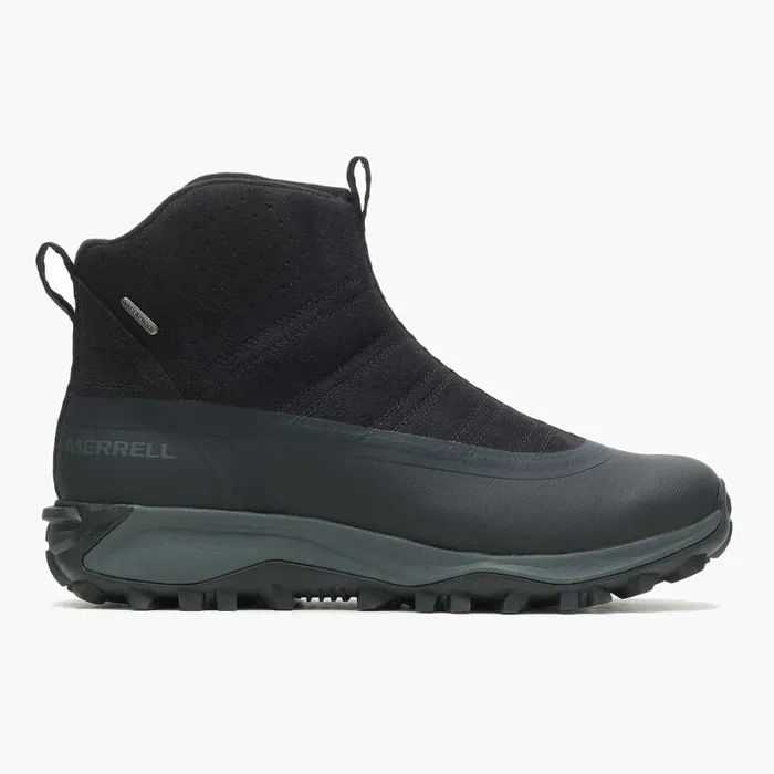 Thermo Snowdrift Zip Mid Shell Black Men Merrell Winter Boots