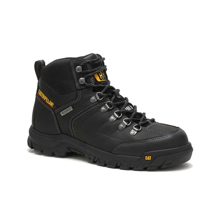 Threshold Waterproof Steel Toe Work Boot Black Men Cat Footwear Steel Toe