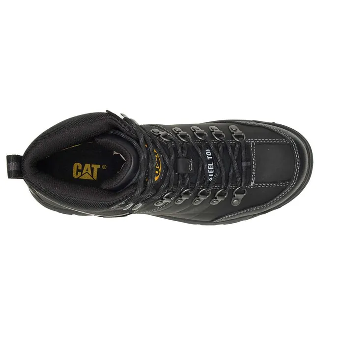 Threshold Waterproof Steel Toe Work Boot Black Men Cat Footwear Steel Toe