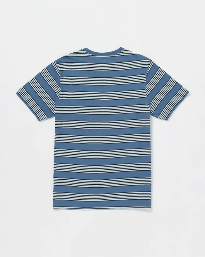 Toddler Boys Swingstone Short Sleeve Shirt 8211 Blue Kids Volcom Shirts and Flannels
