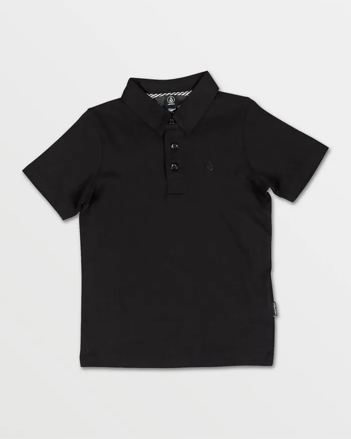 Toddler Boys Wowzer Polo Short Sleeve Shirt 8211 Black Kids Volcom Shirts and Flannels Toddler Boys Wowzer Polo Short Sleeve Shirt 8211 Black Kids Volcom Shirts and Flannels