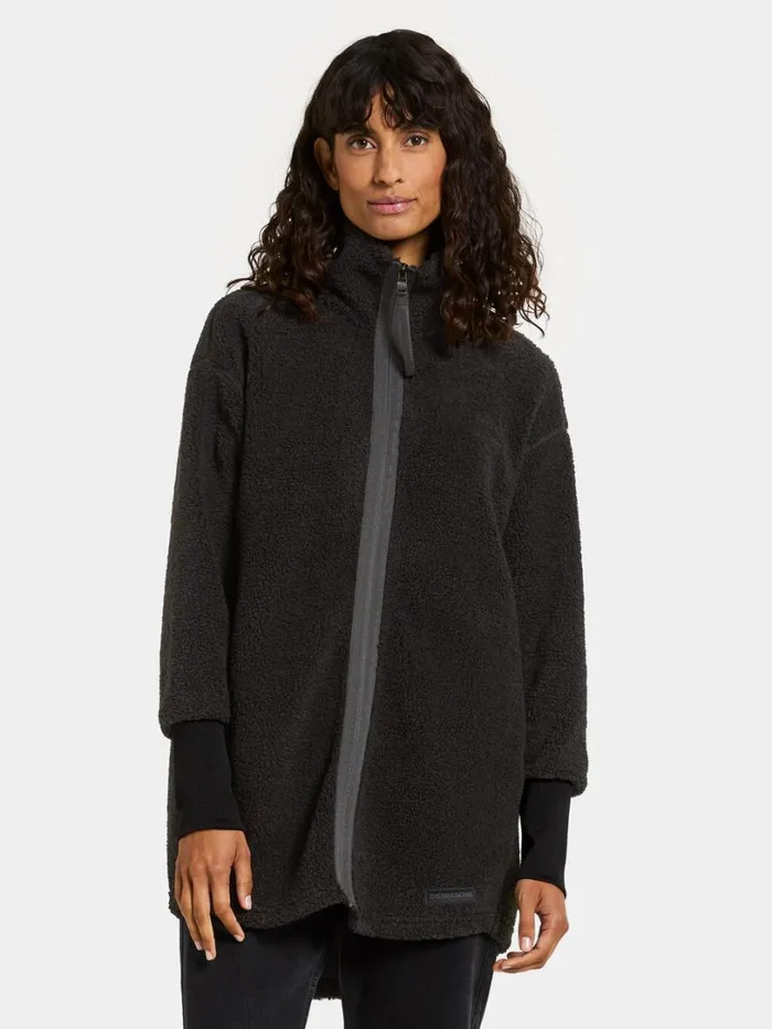 Tola FullZip Black Women Didriksons Spring Jackets
