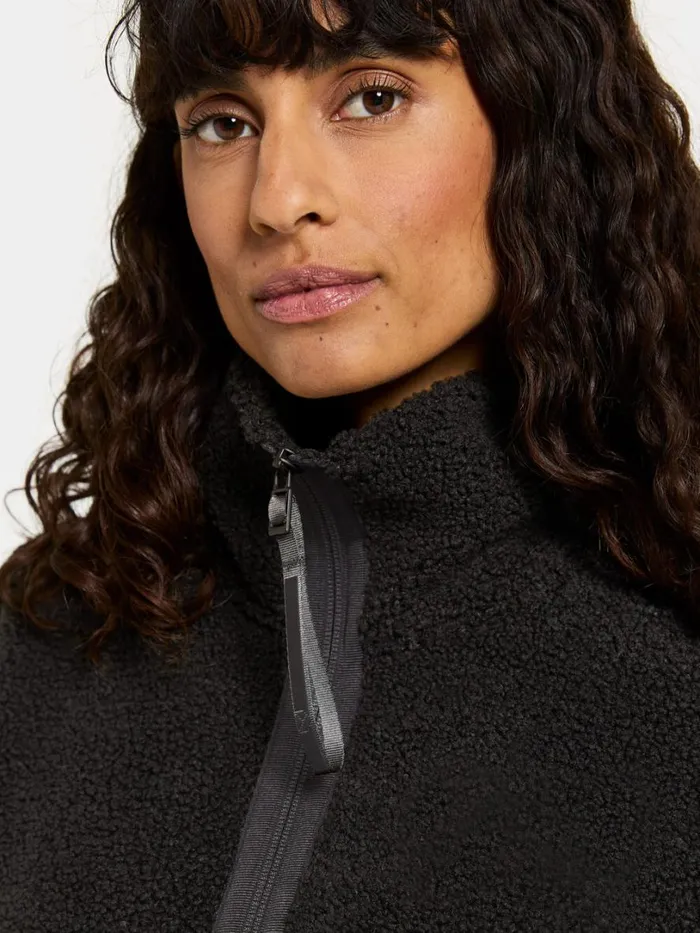 Tola FullZip Black Women Didriksons Spring Jackets