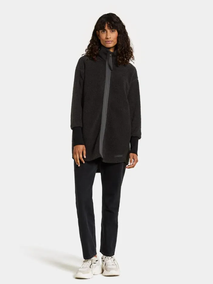 Tola FullZip Black Women Didriksons Spring Jackets