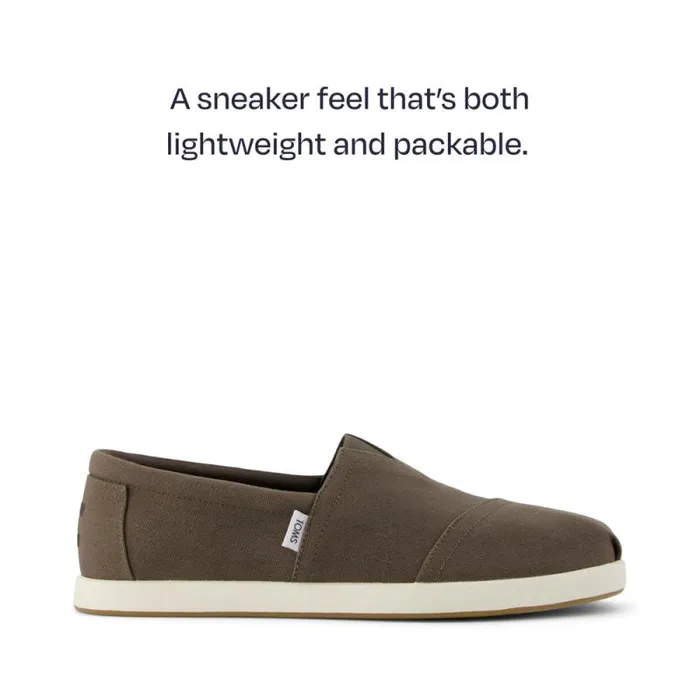 Toms Alpargatas Alp FWD Canteen Green Recycled Cotton Canvas 8211 Men