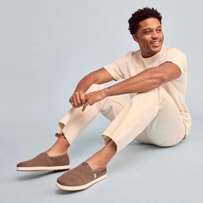 Toms Alpargatas Alp FWD Canteen Green Recycled Cotton Canvas 8211 Men Toms Alpargatas Alp FWD Canteen Green Recycled Cotton Canvas 8211 Men