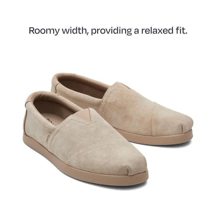 Toms Alpargatas Alp FWD Dune Distressed Suede 8211 Men
