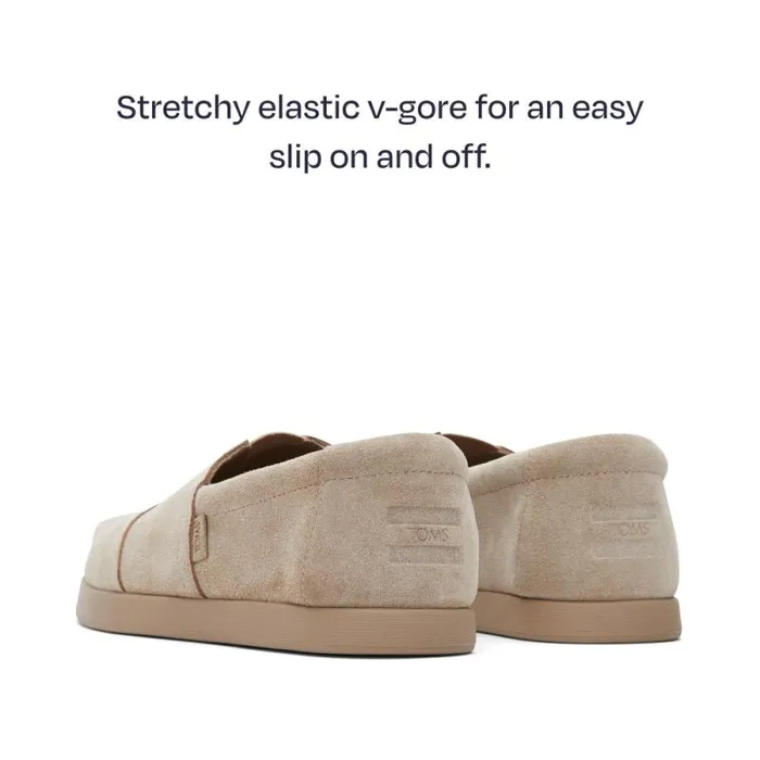 Toms Alpargatas Alp FWD Dune Distressed Suede 8211 Men