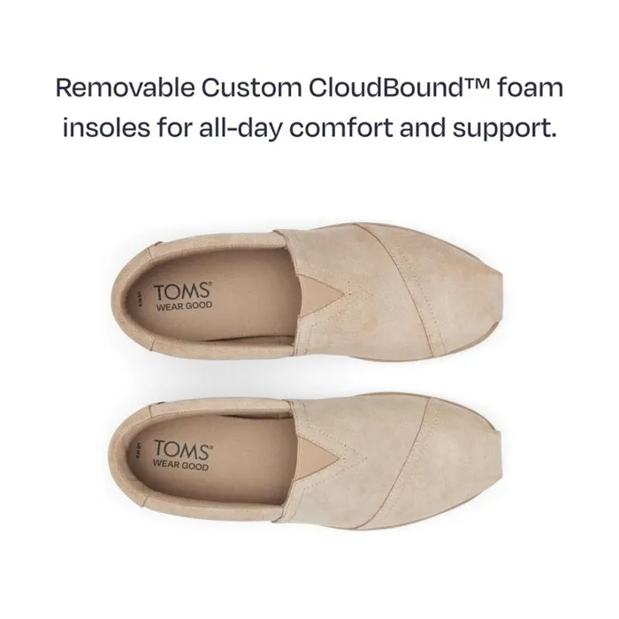 Toms Alpargatas Alp FWD Dune Distressed Suede 8211 Men