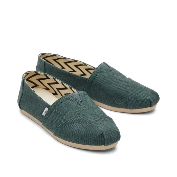 Toms Alpargatas Alpargata Bonsai Green Heritage Canvas 8211 Women Toms Alpargatas Alpargata Bonsai Green Heritage Canvas 8211 Women