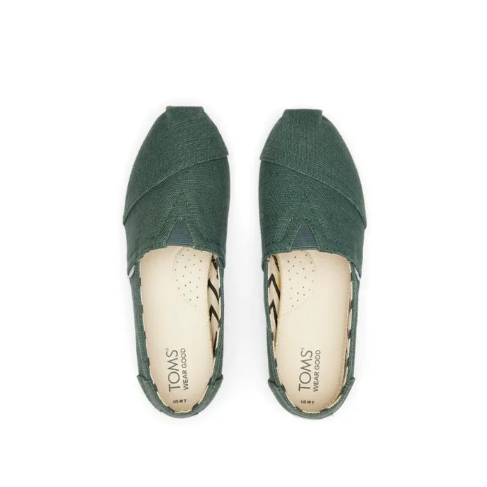 Toms Alpargatas Alpargata Bonsai Green Heritage Canvas 8211 Women Toms Alpargatas Alpargata Bonsai Green Heritage Canvas 8211 Women