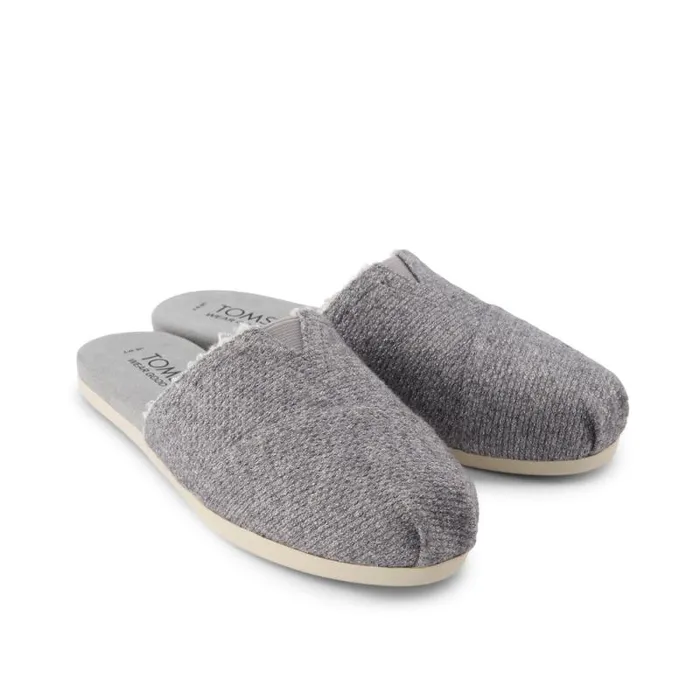 Toms Alpargatas Alpargata Mule Ultimate Grey Faux Shearling Sparkle Knit 8211 Women Toms Alpargatas Alpargata Mule Ultimate Grey Faux Shearling Sparkle Knit 8211 Women