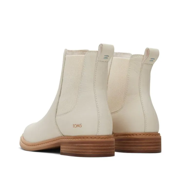 Toms Boots and Booties Charlie Boot Light Sand Leather 8211 Women Toms Boots and Booties Charlie Boot Light Sand Leather 8211 Women