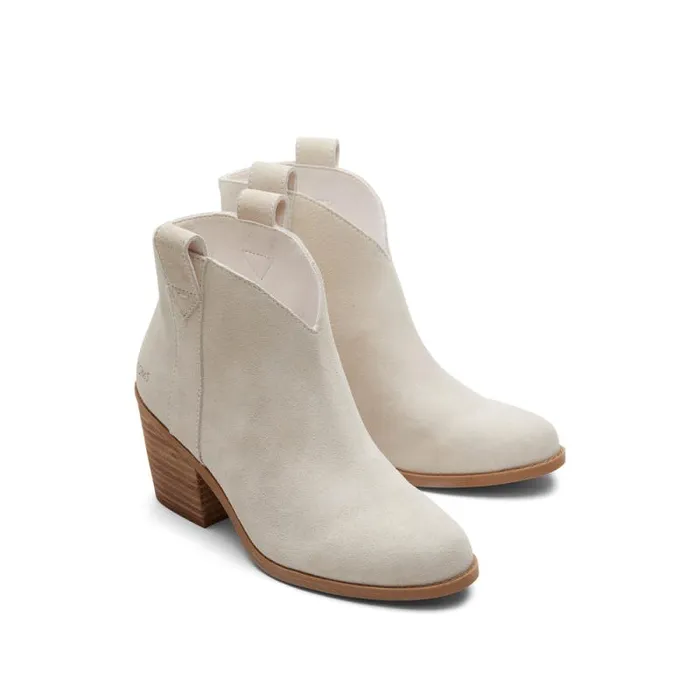 Toms Boots and Booties Constance Heeled Boot Light Sand Suede 8211 Women