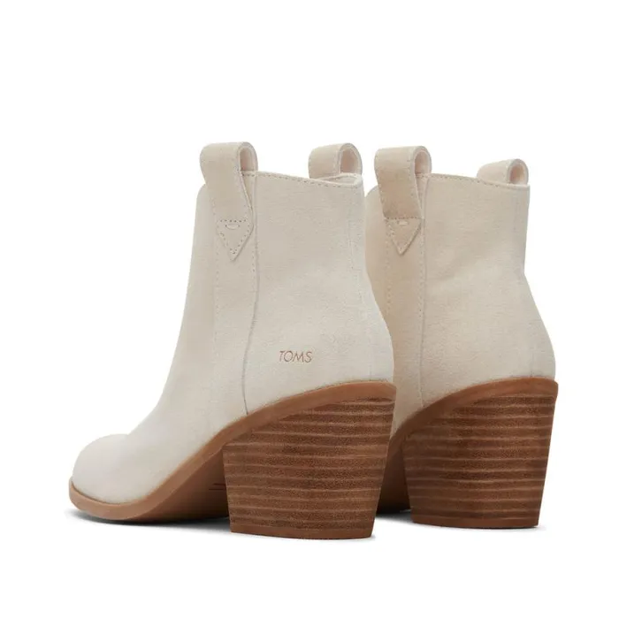 Toms Boots and Booties Constance Heeled Boot Light Sand Suede 8211 Women