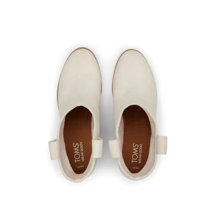 Toms Boots and Booties Constance Heeled Boot Light Sand Suede 8211 Women