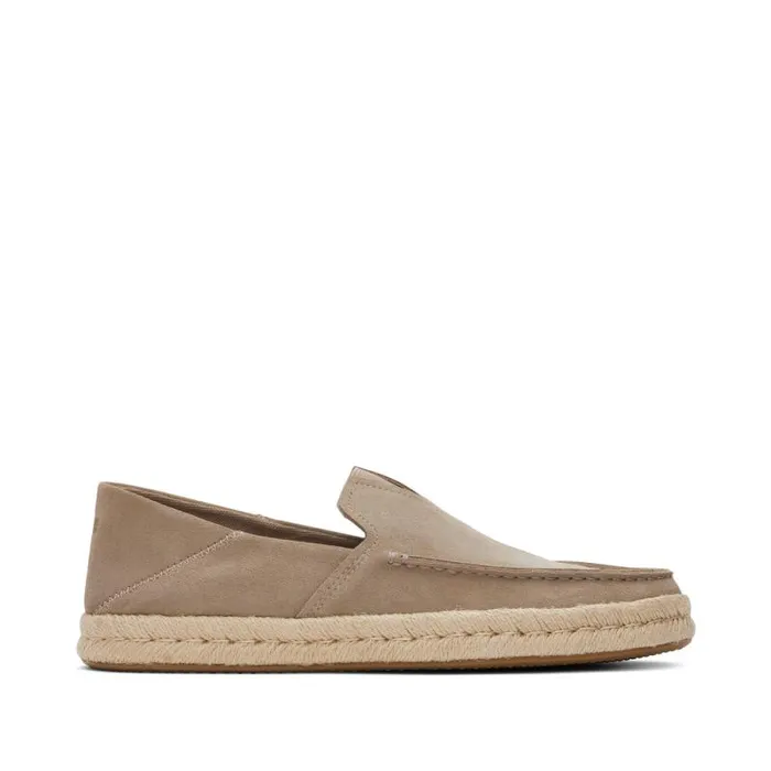 Toms Dress Casual Alonso Rope Loafer Dune Suede 8211 Men