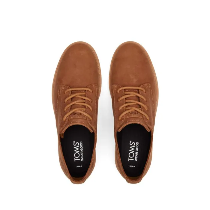 Toms Dress Casual Navi TRVL LITE Dress Shoe Water Resistant Tan 8211 Men