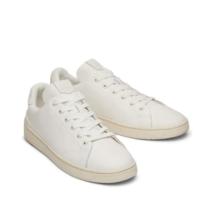 Toms Dress Casual TRVL LITE LaceUp Sneaker Porcelain Leather 8211 Men Toms Dress Casual TRVL LITE LaceUp Sneaker Porcelain Leather 8211 Men