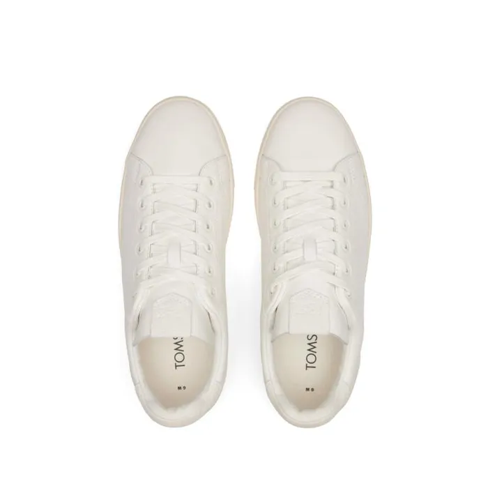 Toms Dress Casual TRVL LITE LaceUp Sneaker Porcelain Leather 8211 Men Toms Dress Casual TRVL LITE LaceUp Sneaker Porcelain Leather 8211 Men