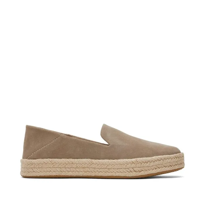 Toms Espadrilles Carolina Espadrille Suede Dune 8211 Women