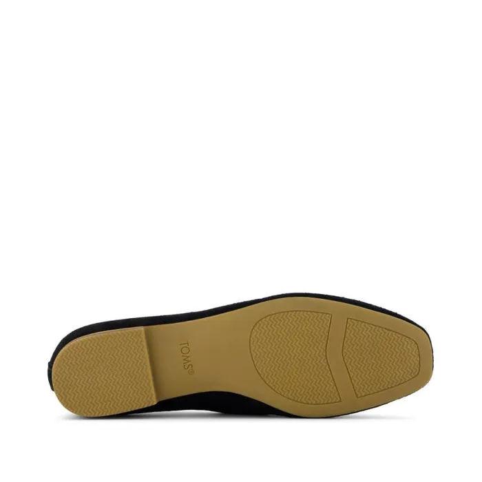 Toms Flats and Loafers Briella Flat Black Suede 8211 Women Toms Flats and Loafers Briella Flat Black Suede 8211 Women