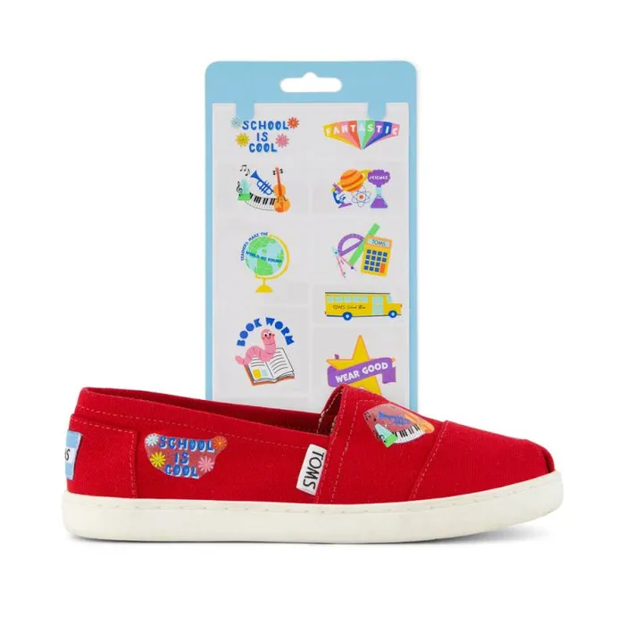 Toms Shoe Tattoos TOMS Shoe Tattoos 2 Pack Back To School Multi 8211 Gear