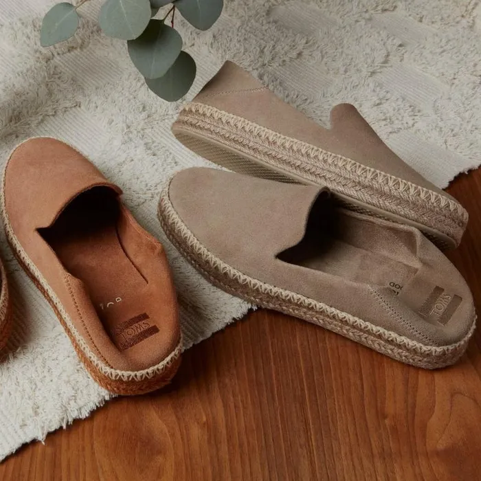 Toms Slip Ons Carolina Espadrille Dune 8211 Women Toms Slip Ons Carolina Espadrille Dune 8211 Women