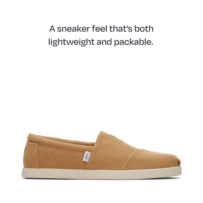 Toms Sneakers Alp FWD Tan Canvas 8211 Men
