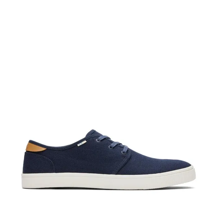 Toms Sneakers Carlo LaceUp Sneaker Navy Heritage Canvas 8211 Men