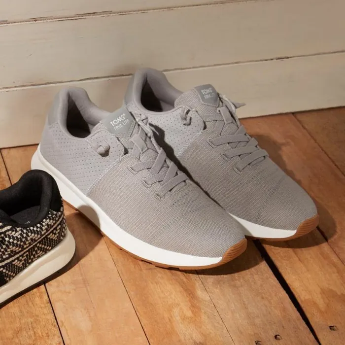 Toms Sneakers TRVL LITE Cabrillo Sneaker Water Repellent Drizzle Grey Legacy Canvas And Perforated Suede 8211 Men Toms Sneakers TRVL LITE Cabrillo Sneaker Water Repellent Drizzle Grey Legacy Canvas And Perforated Suede 8211 Men